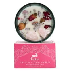Crystal Floral Candle - The Lovers