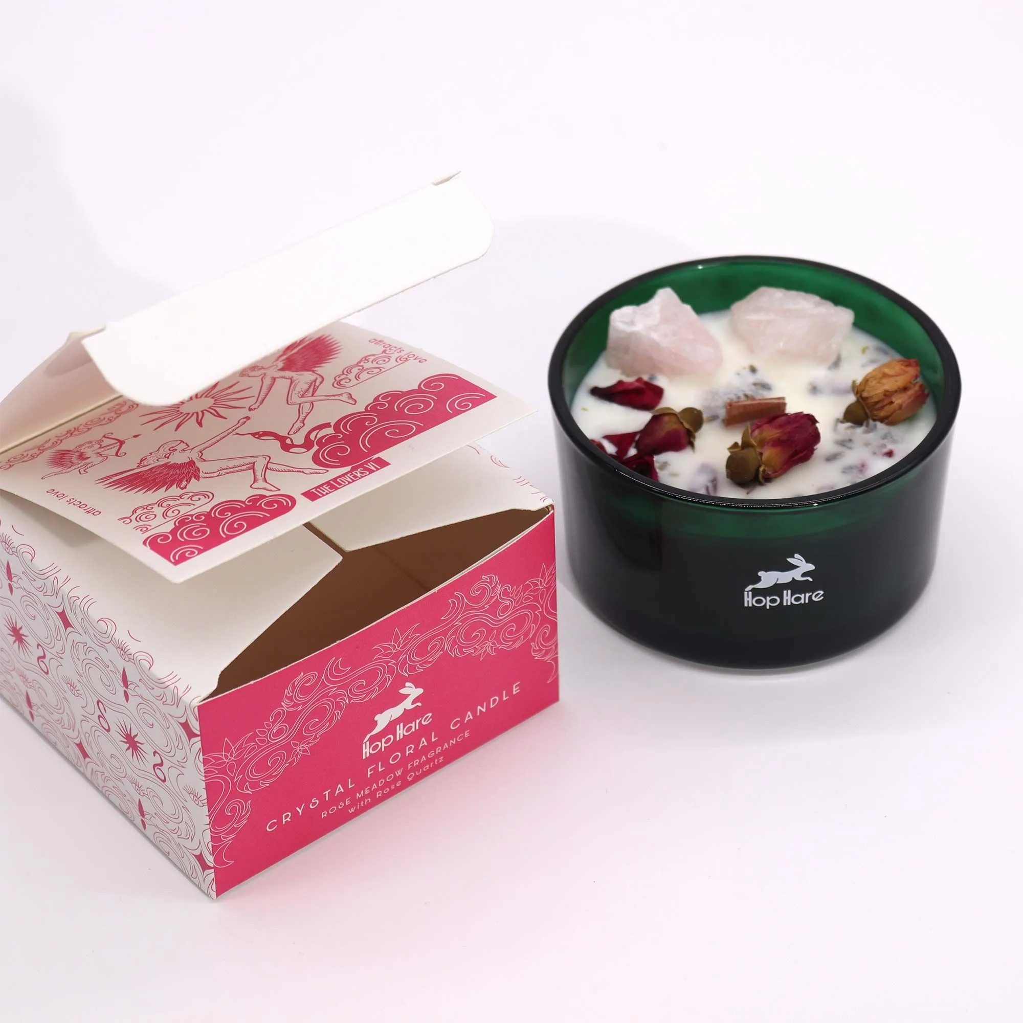 Crystal Floral Candle - The Lovers - Image 2