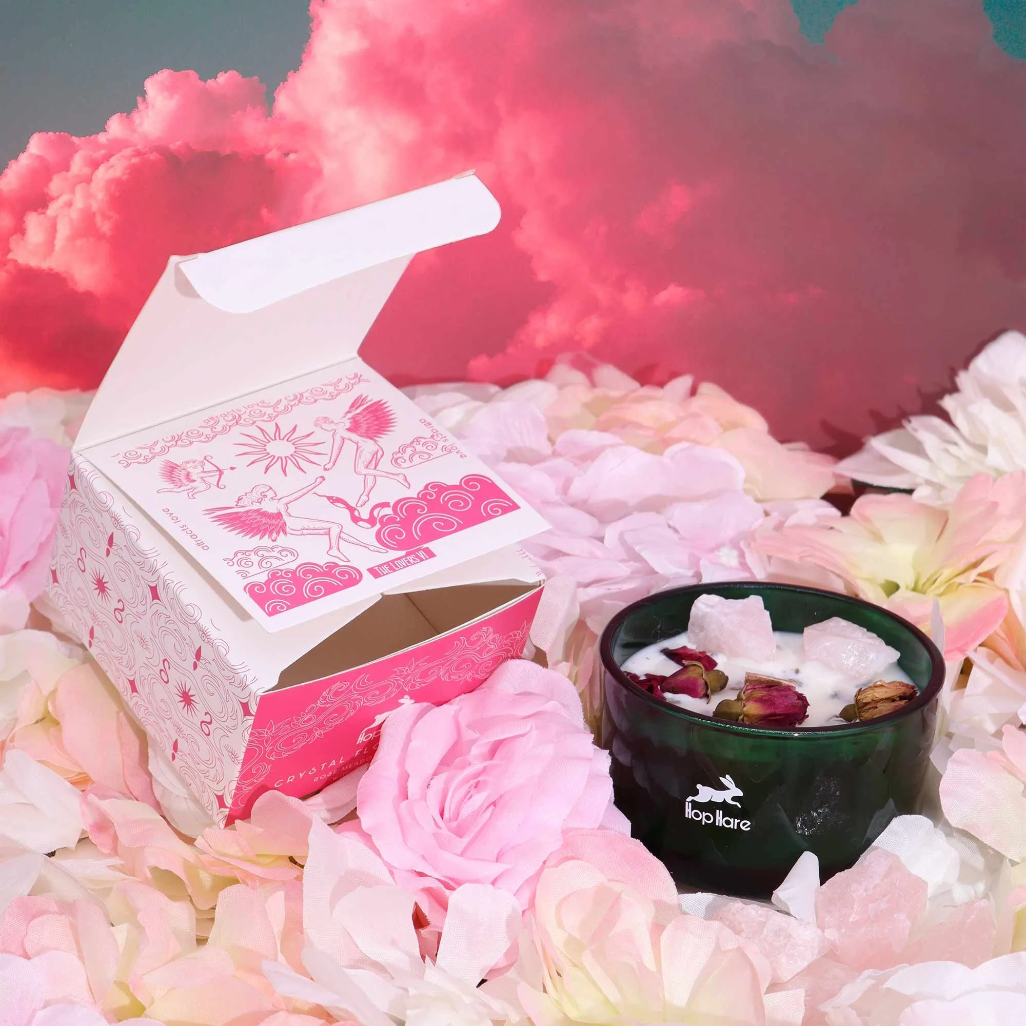 Crystal Floral Candle - The Lovers - Image 5