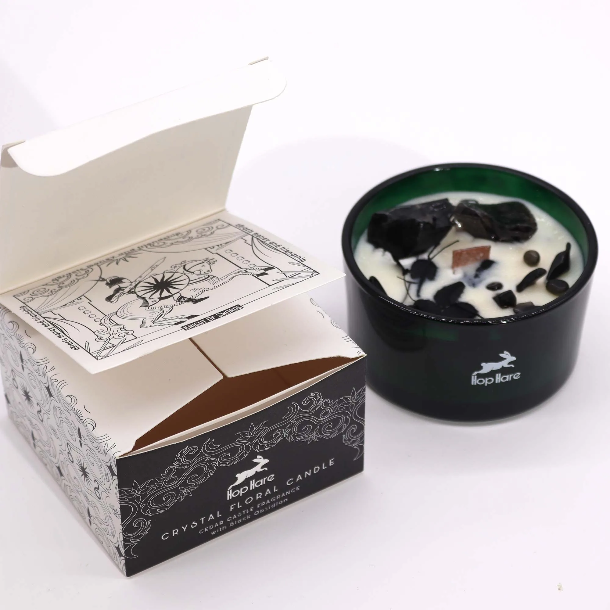 Crystal Floral Candle - The Knight of Swords - Image 2