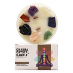 Chakra Crystal Candle - 7 Charkras