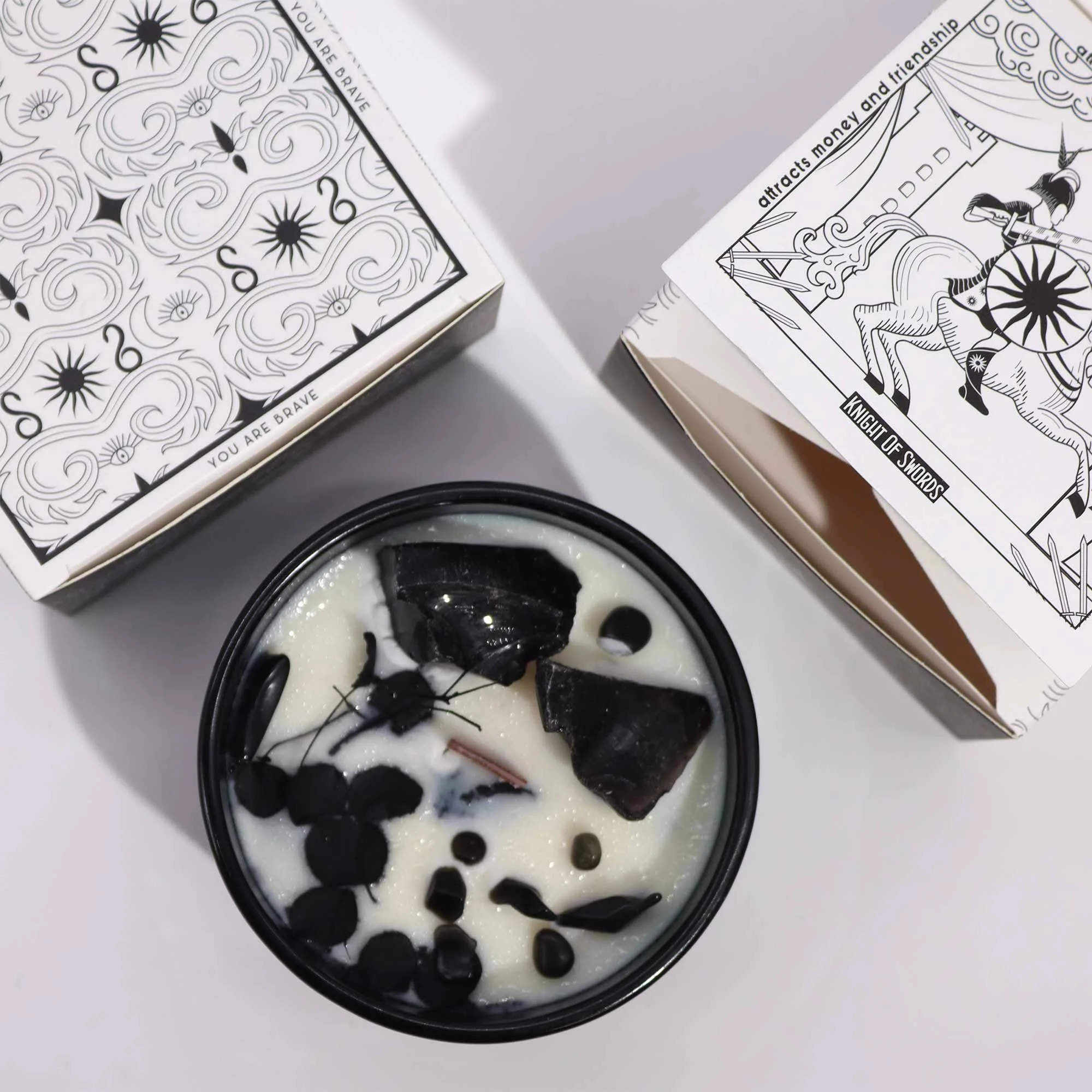 Crystal Floral Candle - The Knight of Swords - Image 4