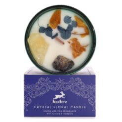 Crystal Floral Candle - The Sun