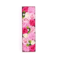 Soap Flower Long Gift Box - Baby Blessings - Pinks