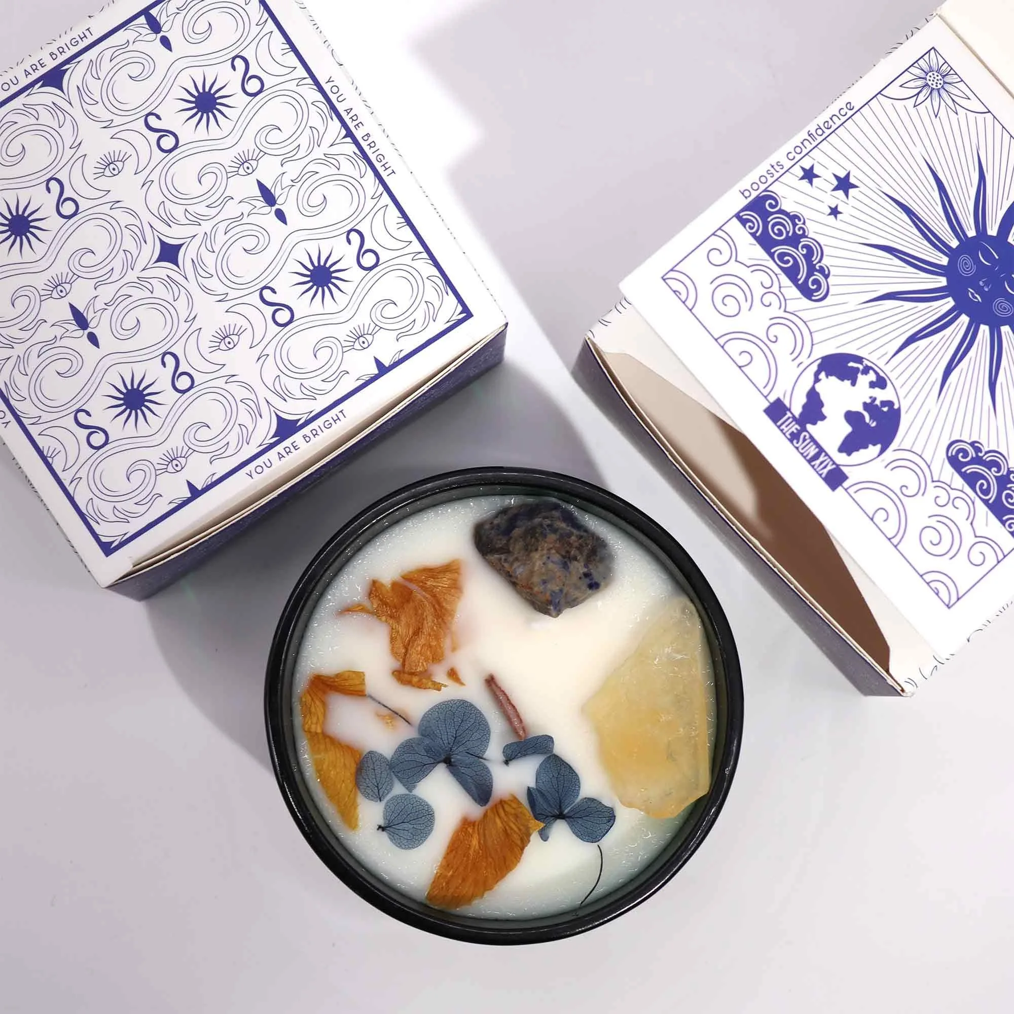 Crystal Floral Candle - The Sun - Image 4