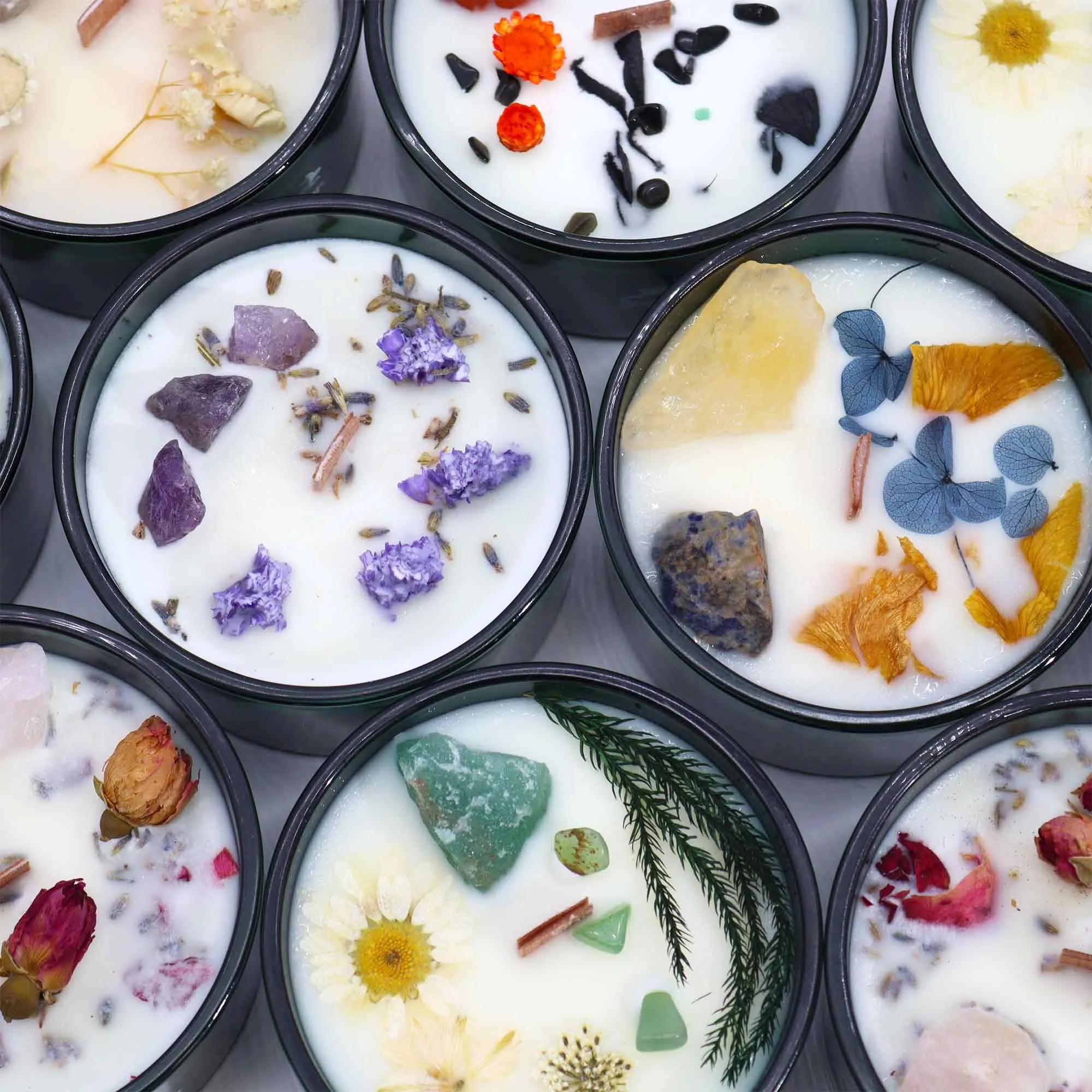 Crystal Floral Candle - The Moon - Image 6