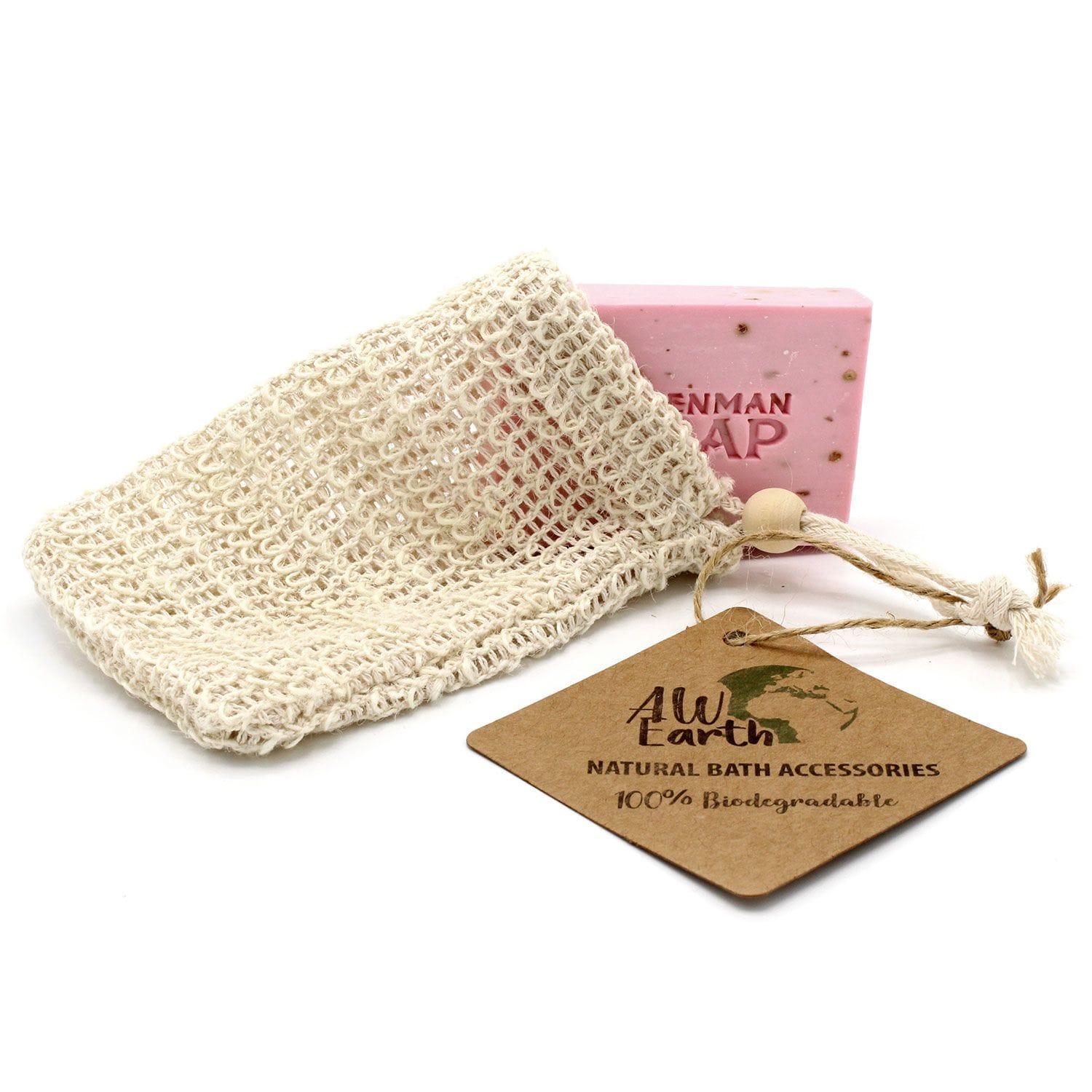 Natural Soap Bag - Jute - Image 2