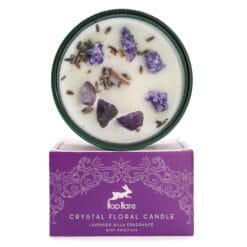 Crystal Floral Candle - The Moon