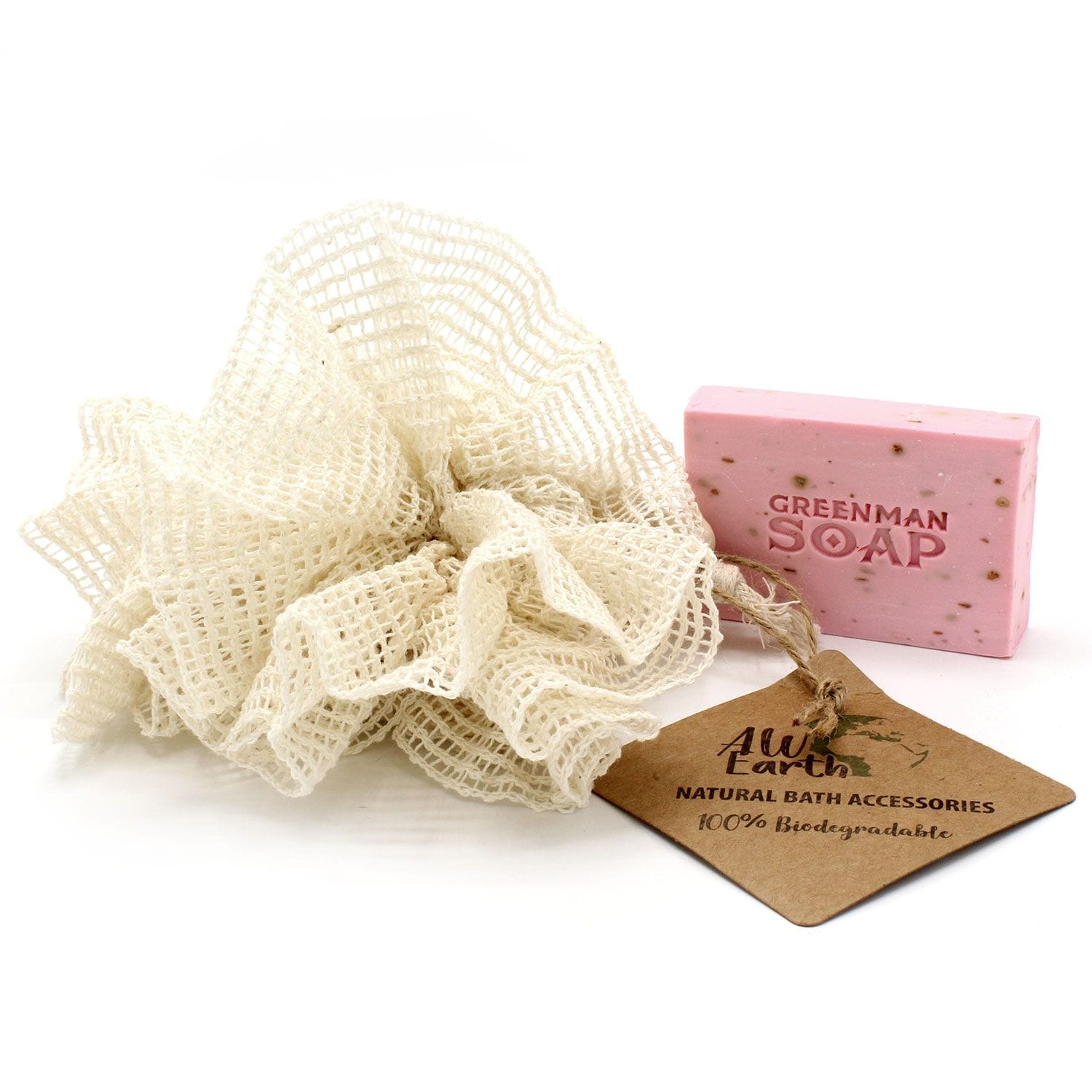 Natural Rami Bath Scrunchy - Image 2