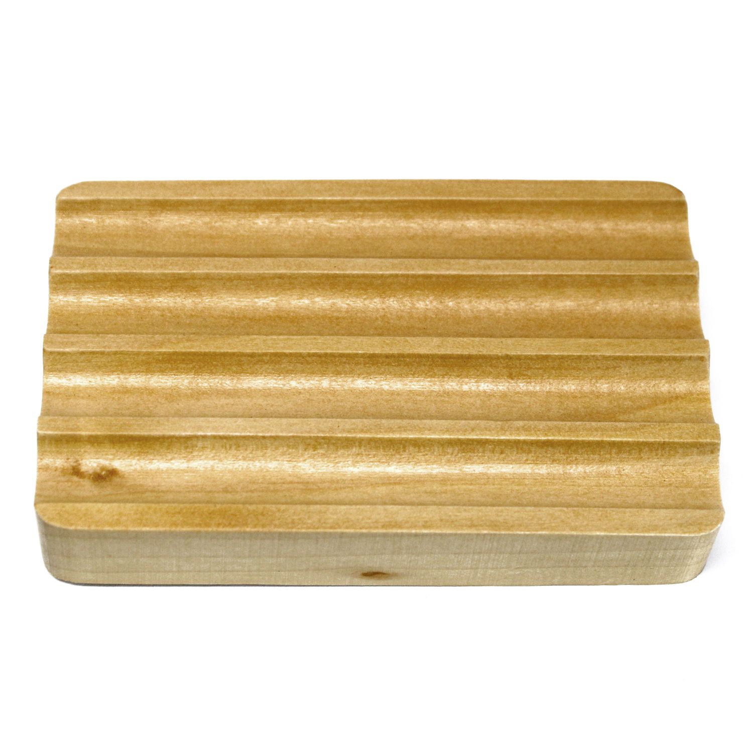 Soap Dish - Hemu Wood Corrugated - Image 2