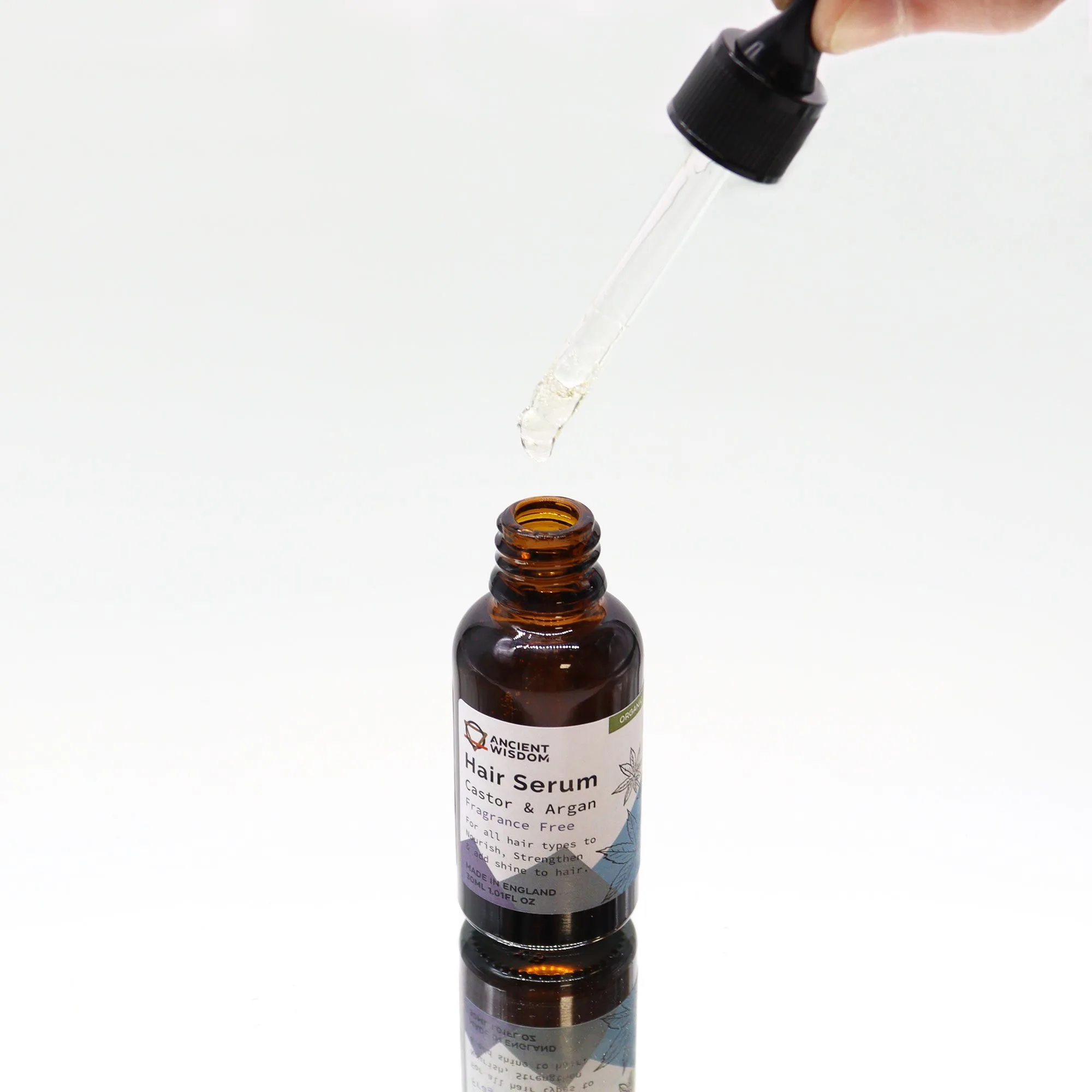 Organic Hair Serum - Unfragranced, 30ml - Image 2