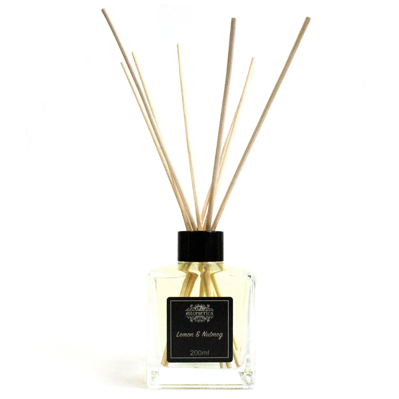Essential Oil Reed Diffuser - Lemon & Nutmeg, 200ml - Image 2