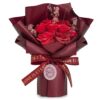 Soap Flower Bouquet - Red Roses
