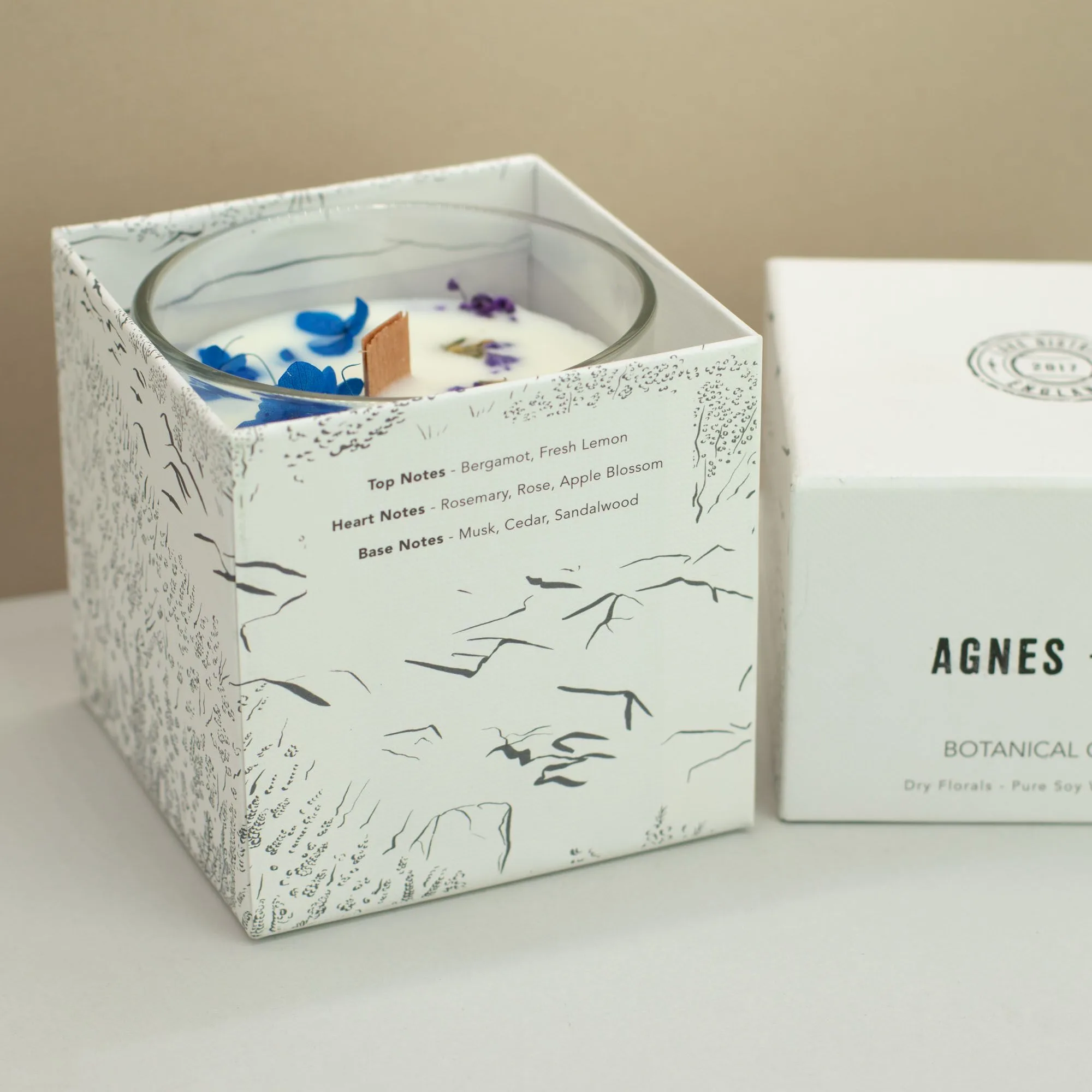 Agnes + Cat Botanical Soy Wax Candle - Moorland - Image 4