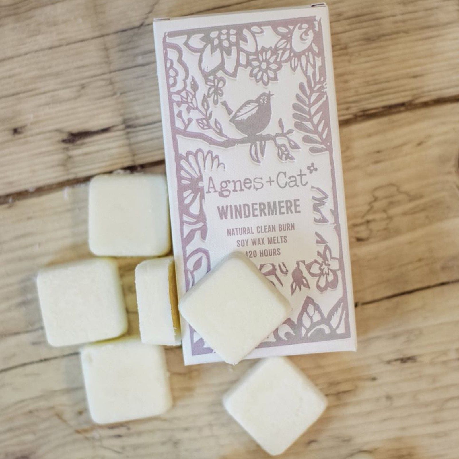 Agnes + Cat Box of 8 Natural Soy Wax Melts - Windemere - Image 2