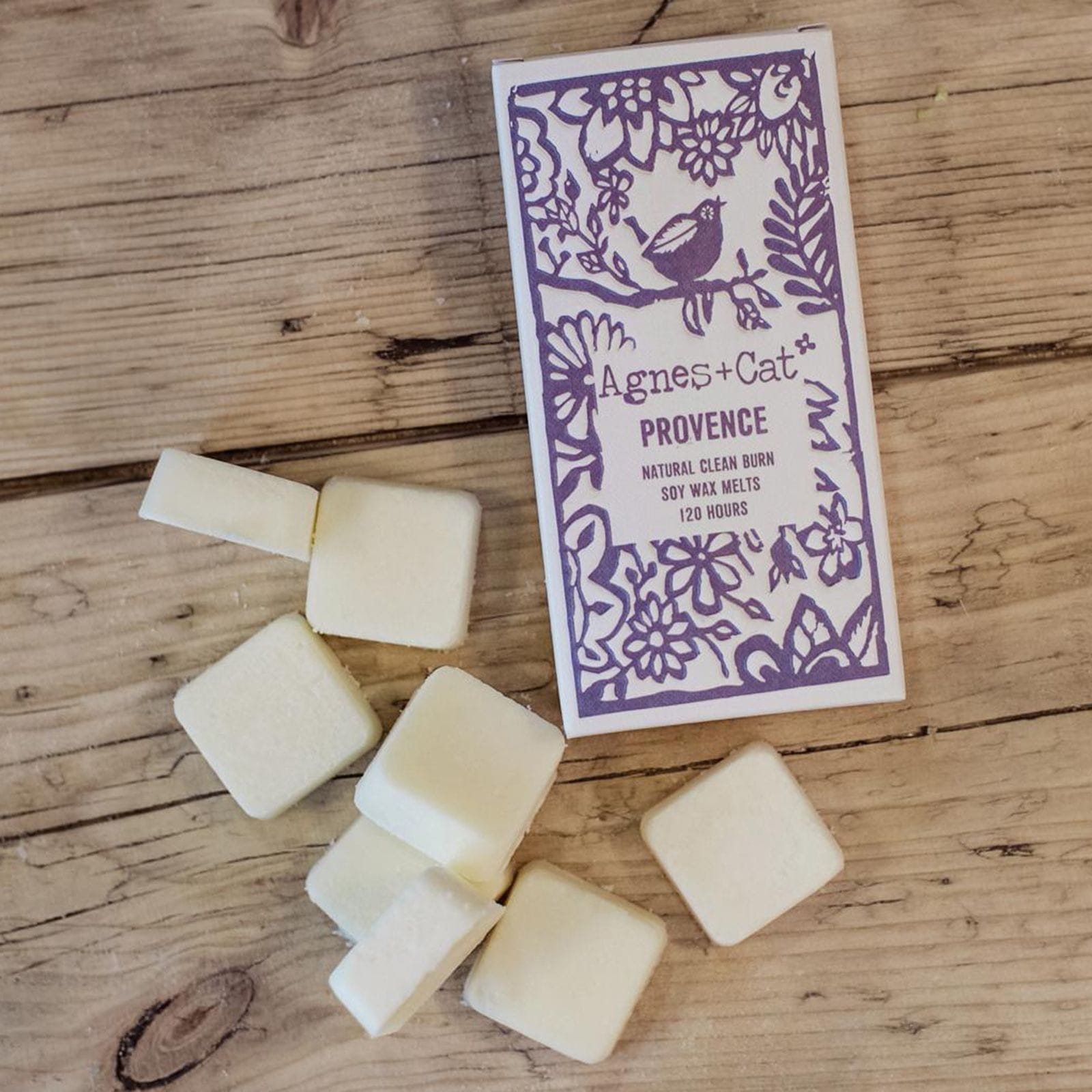 Agnes + Cat Box of 8 Natural Soy Wax Melts - Provence - Image 2